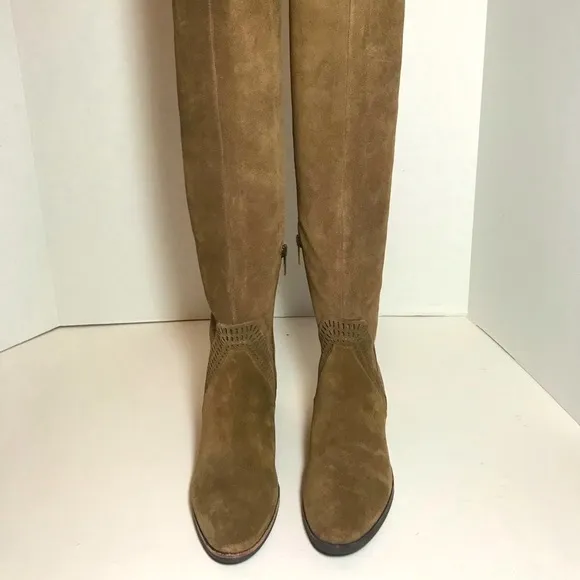 PRICE FIRM BNIB Vince Camuto Karinda Tan OTK Suede Boots 6