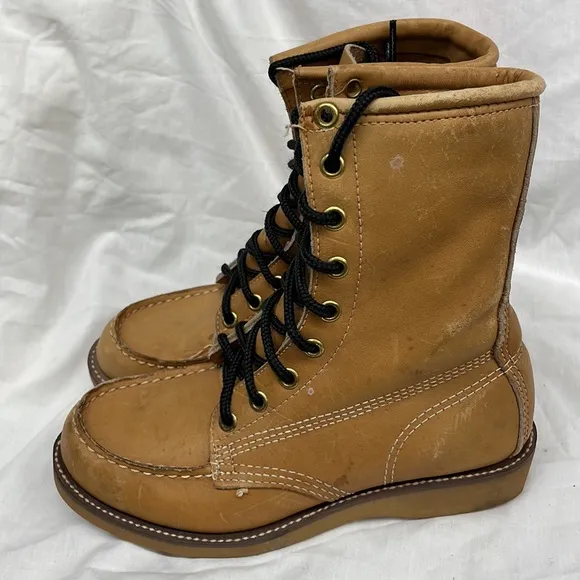 Process82 leather over the ankle boots boys sz 1.5