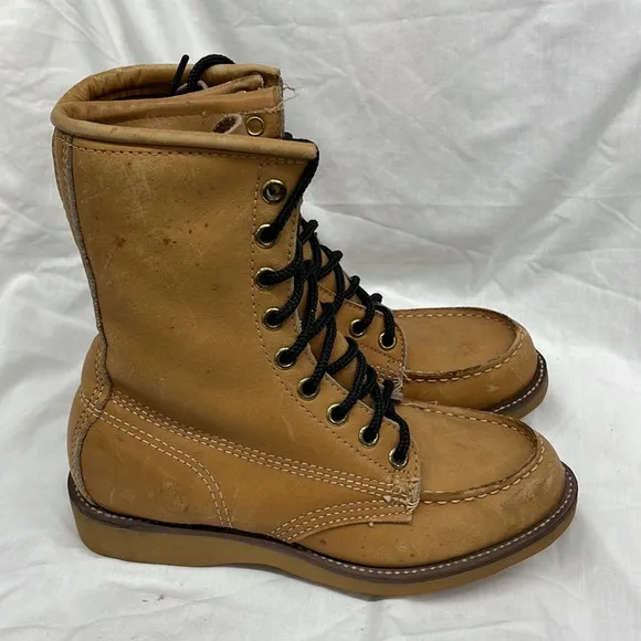 Process82 leather over the ankle boots boys sz 1.5