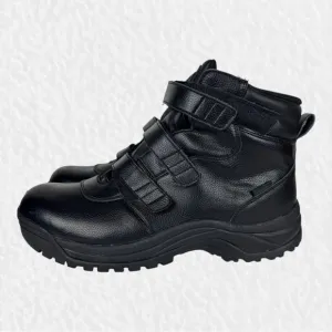 Propet Cliff Walker Tall Strap Boots Mens Size 16 3E Black Waterproof MBA033L