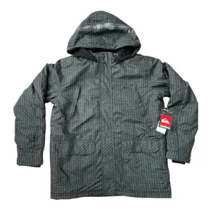Quiksilver Boys Checkered Winter Jacket size Medium BRAND NEW NWT