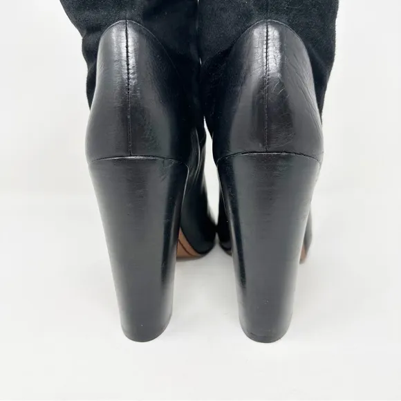 Rachel Zoe Leather Claudia Slouch Heeled Boots
