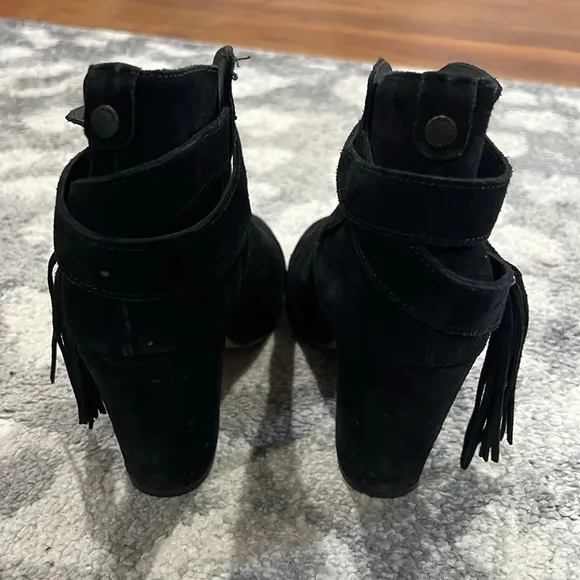 Rag &amp; Bone Black Suede Ankle Boots 8.5​