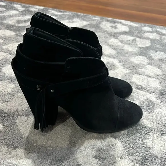 Rag &amp; Bone Black Suede Ankle Boots 8.5​