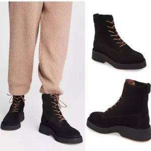Rag &amp; Bone Black Suede Sloane Boots Women's Size 6 NEW