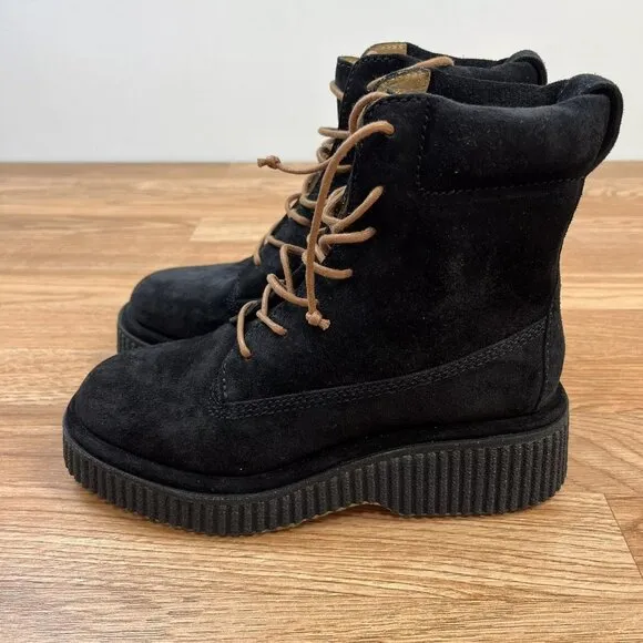 Rag &amp; Bone Black Suede Sloane Boots Women's Size 6 NEW