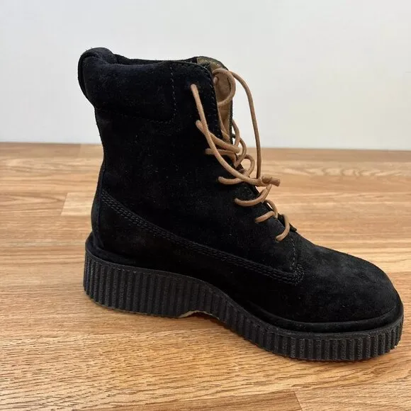 Rag &amp; Bone Black Suede Sloane Boots Women's Size 6 NEW