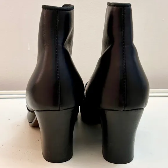 Rag &amp; Bone Darcy Black Leather Tassel Ankle Boots size 7.5