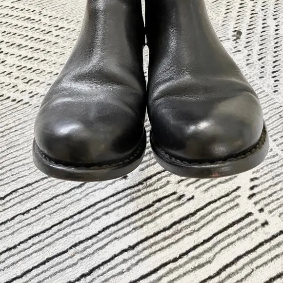 Rag &amp; Bone Durham chunky heel ankle boots Booties Black Size 38.5 8