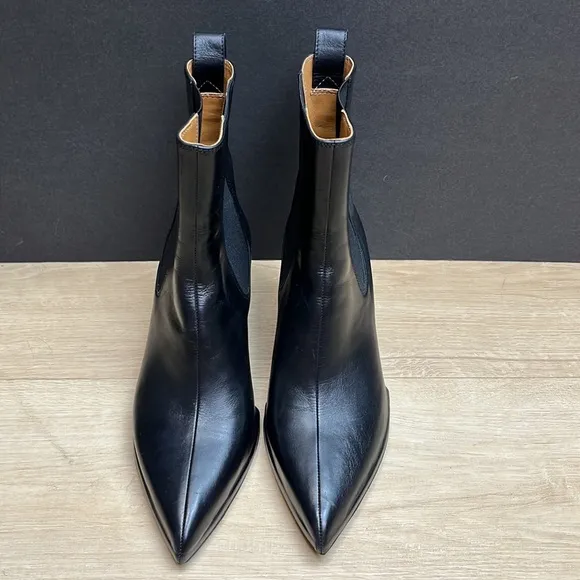 rag &amp; bone Eclipse 75MM Leather &amp; Suede Ankle Boots, size 6