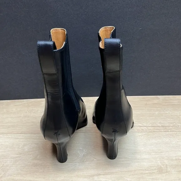 rag &amp; bone Eclipse 75MM Leather &amp; Suede Ankle Boots, size 6
