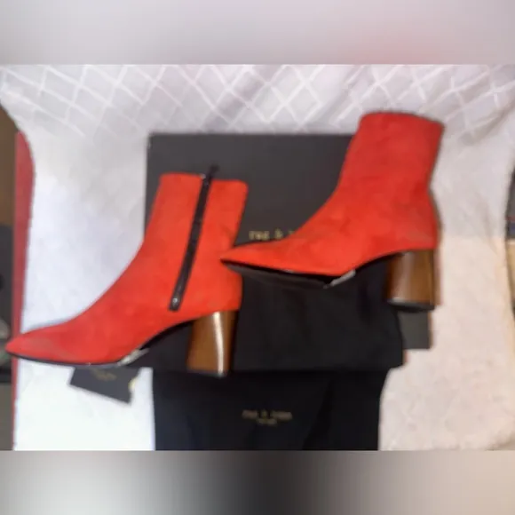 ♥️RAG &amp; BONE FEI BOOT in Fiery Red