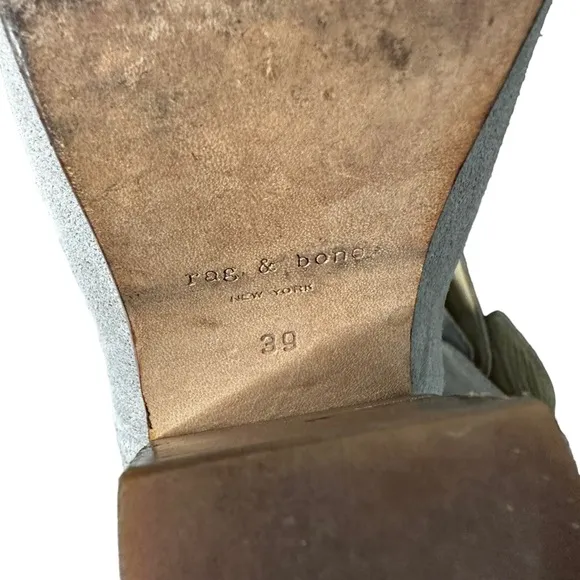 Rag &amp; Bone | Gray Harrow Suede Ankle Boots Size 39