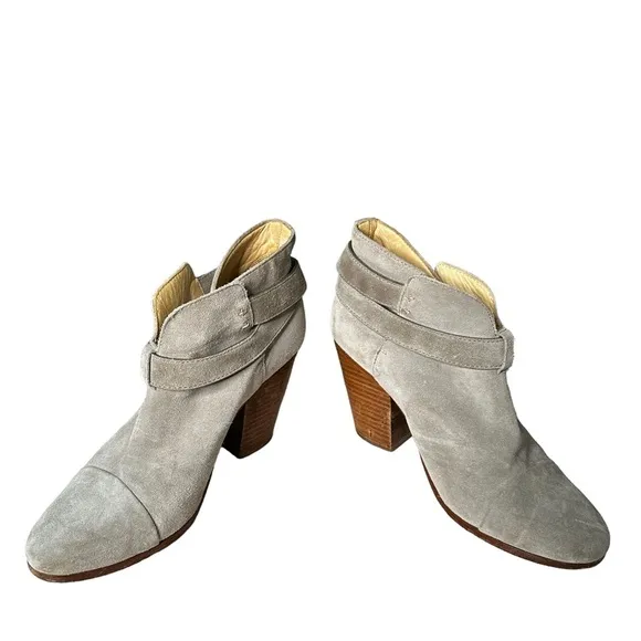 Rag &amp; Bone | Gray Harrow Suede Ankle Boots Size 39