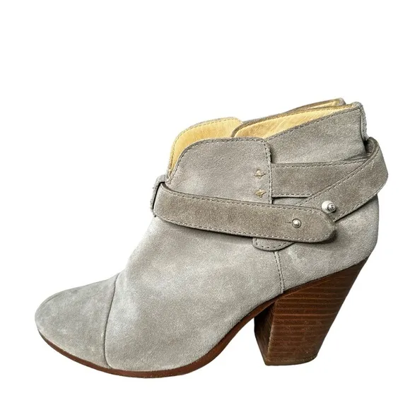 Rag &amp; Bone | Gray Harrow Suede Ankle Boots Size 39