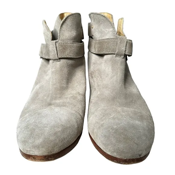 Rag &amp; Bone | Gray Harrow Suede Ankle Boots Size 39