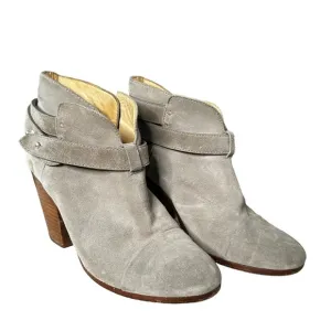 Rag &amp; Bone | Gray Harrow Suede Ankle Boots Size 39
