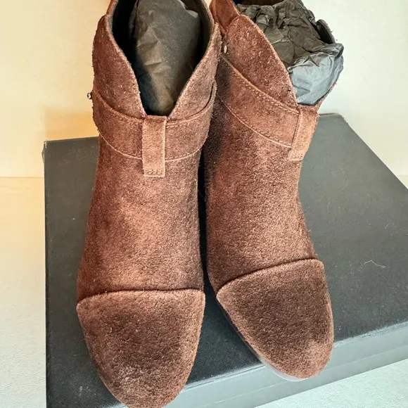 Rag &amp; Bone Harrow Boots espresso suede casual classic comfy style outdoor party