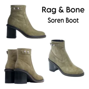 Rag &amp; Bone Soren Boot in Olive Suede