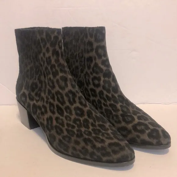 Rag &amp; Bone Women’s Rover Black Cheetah Print Ankle Boots