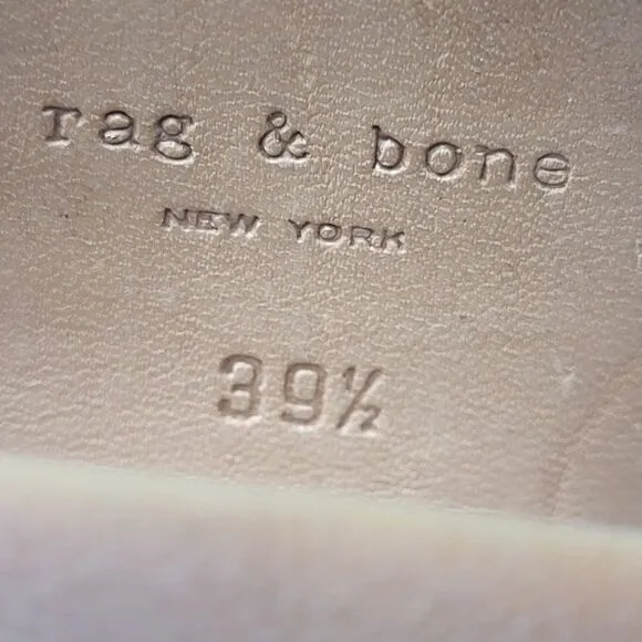 Rag &amp; Bone Harrow Women's Boots  Size 9.5 Gray Suede  Ankle Bootie Italy Made
