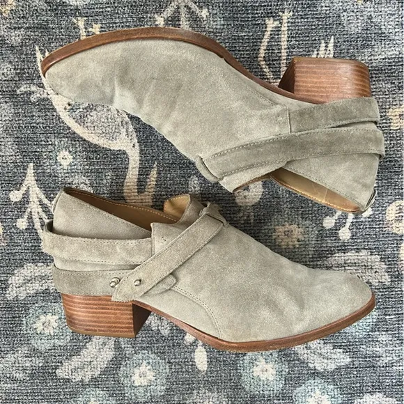 Rag Bone Harley grey Suede ankle Boots