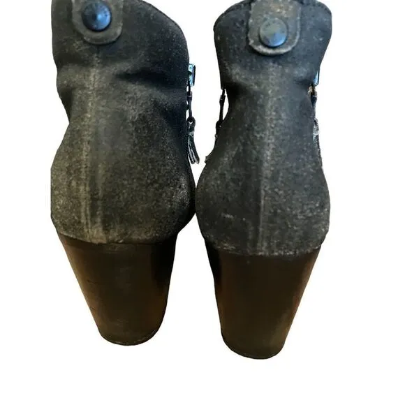 Rag &amp; Bone Margot Distressed Ankle Boots 40 US 10