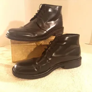 Ralph Harrison Men's Black Leather Chelsea Boots Sz 8