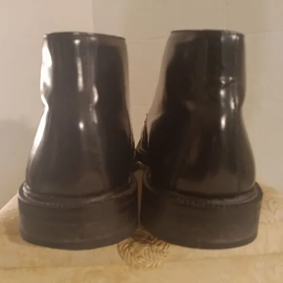 Ralph Harrison Men's Black Leather Chelsea Boots Sz 8