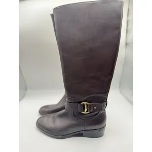 Ralph Lauren Brown Leather Riding Boots - Women’s Size 7B