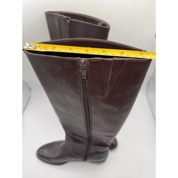 Ralph Lauren Brown Leather Riding Boots - Women’s Size 7B