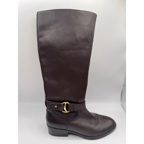 Ralph Lauren Brown Leather Riding Boots - Women’s Size 7B
