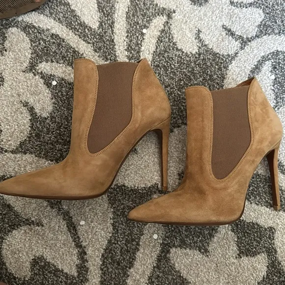 Ralph Lauren purple label boots suede