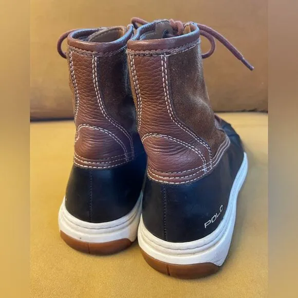 Ralph Lauren Declan leather duck boots 7D