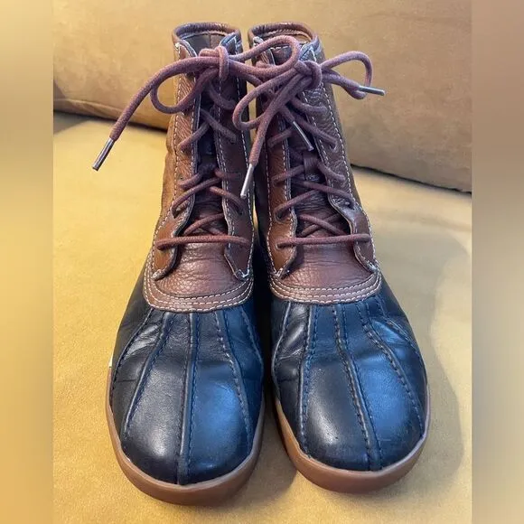 Ralph Lauren Declan leather duck boots 7D