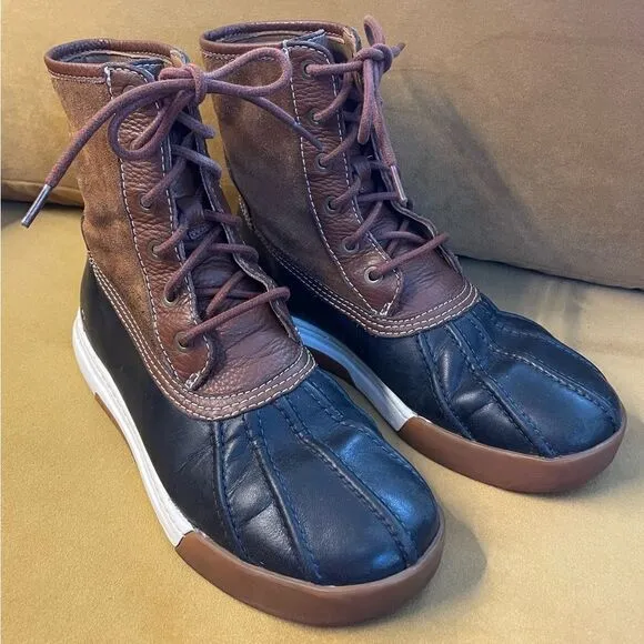 Ralph Lauren Declan leather duck boots 7D