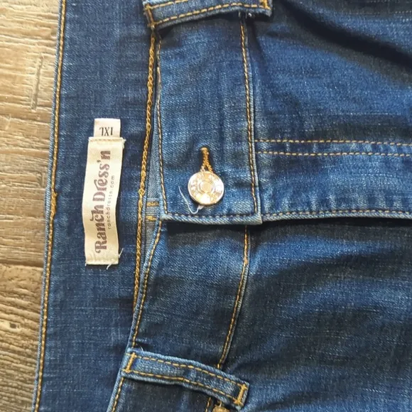 RANCH DRESS'N Fallon Taylor Signature Trouser jeans horseback riding sz 1XL EUC
