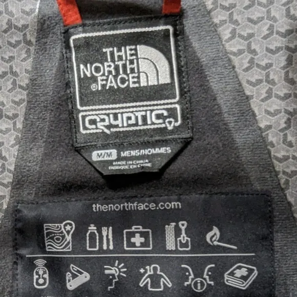 Rare HTF The North Face CRYPTIC RECCO Rescue Jacket HyVent Flashdry Medium Red