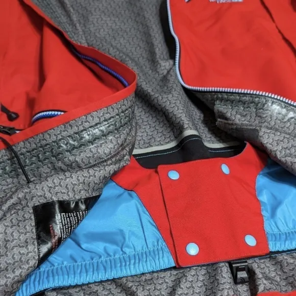Rare HTF The North Face CRYPTIC RECCO Rescue Jacket HyVent Flashdry Medium Red