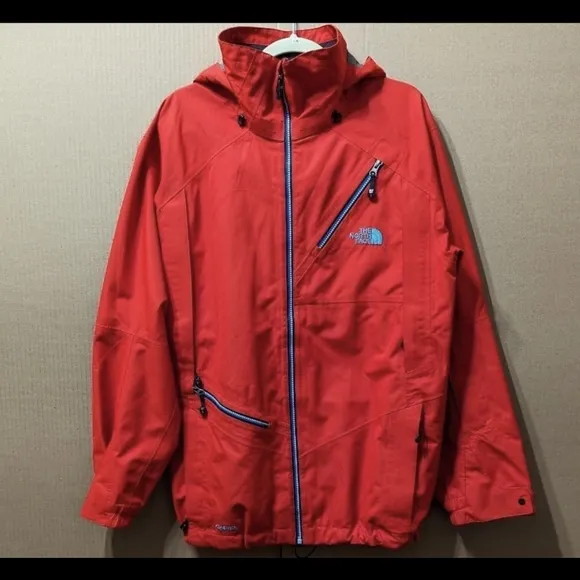 Rare HTF The North Face CRYPTIC RECCO Rescue Jacket HyVent Flashdry Medium Red
