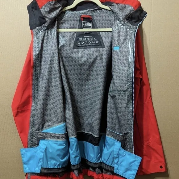 Rare HTF The North Face CRYPTIC RECCO Rescue Jacket HyVent Flashdry Medium Red