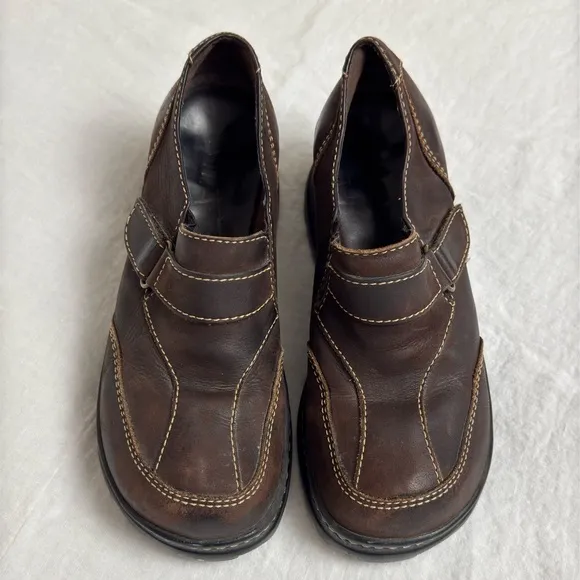 Rare MIA Y2K Chunky Platform Brown Leather Adjustable Mary Jane Boots Size 8.5