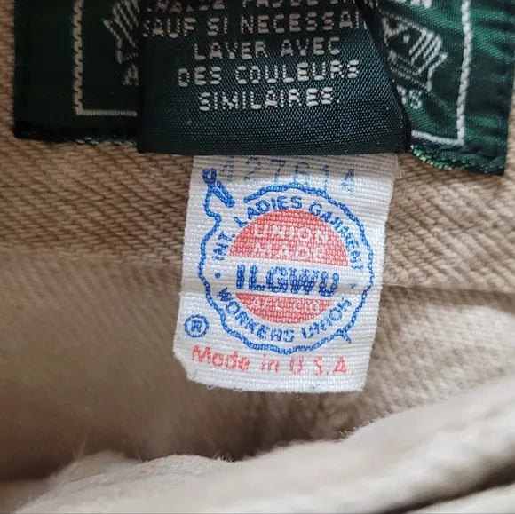 Rare Vintage 70s Ralph Lauren Country Beige Cotton Hourglass Denim Mini Skirt 6