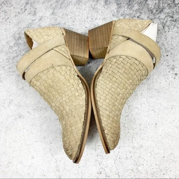Rebels Gates Woven Ankle Boots Suede Buckle Size 6 NEW