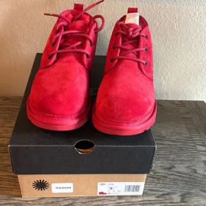 Red Suede UGG boots