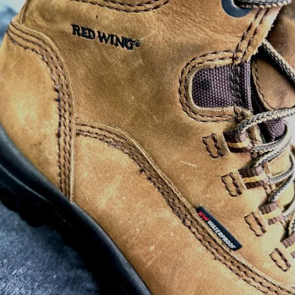 Red Wing King Toe Boots 3540 Women size 9 Waterproof Non Metallic Toe