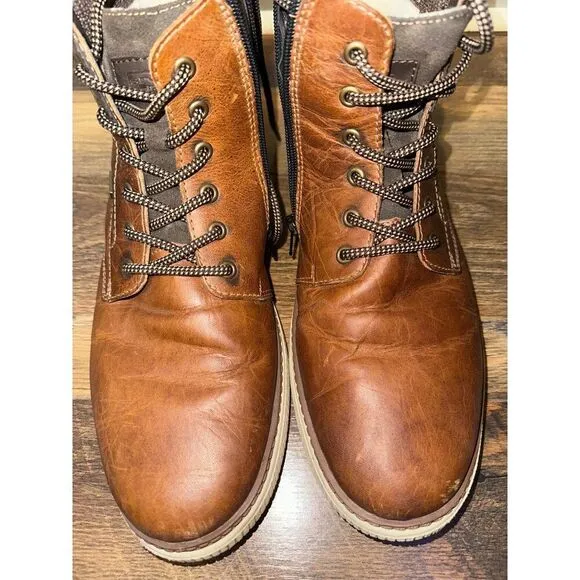 Rieker Waterproof Casual Lambs Wool Lined Boots With Rieker Tex - B3343-25 SZ 12