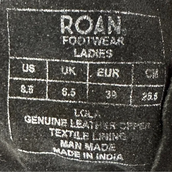 ROAN by Bed Stu LOLA Suede Leather Distressed Moto Combat Boots Black 8.5