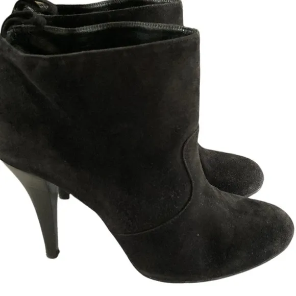 Robert Clergerie Black Suede Ankle Boots
