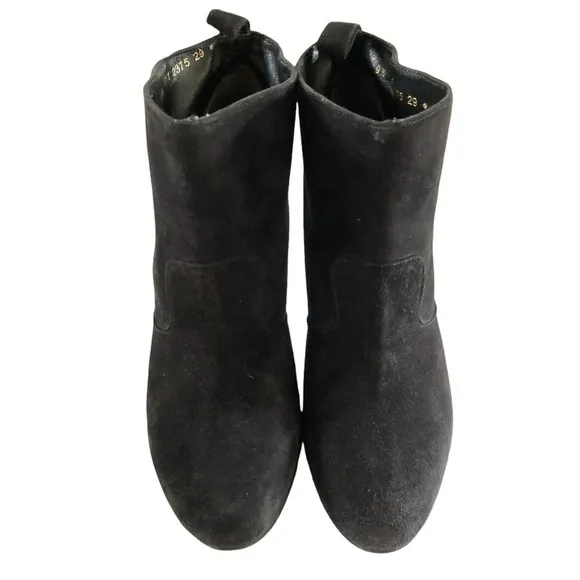 Robert Clergerie Black Suede Ankle Boots